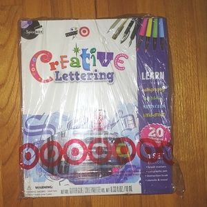 SpiceBox Children's Art Kits Petit Picasso Creative Lettering Calligraphy